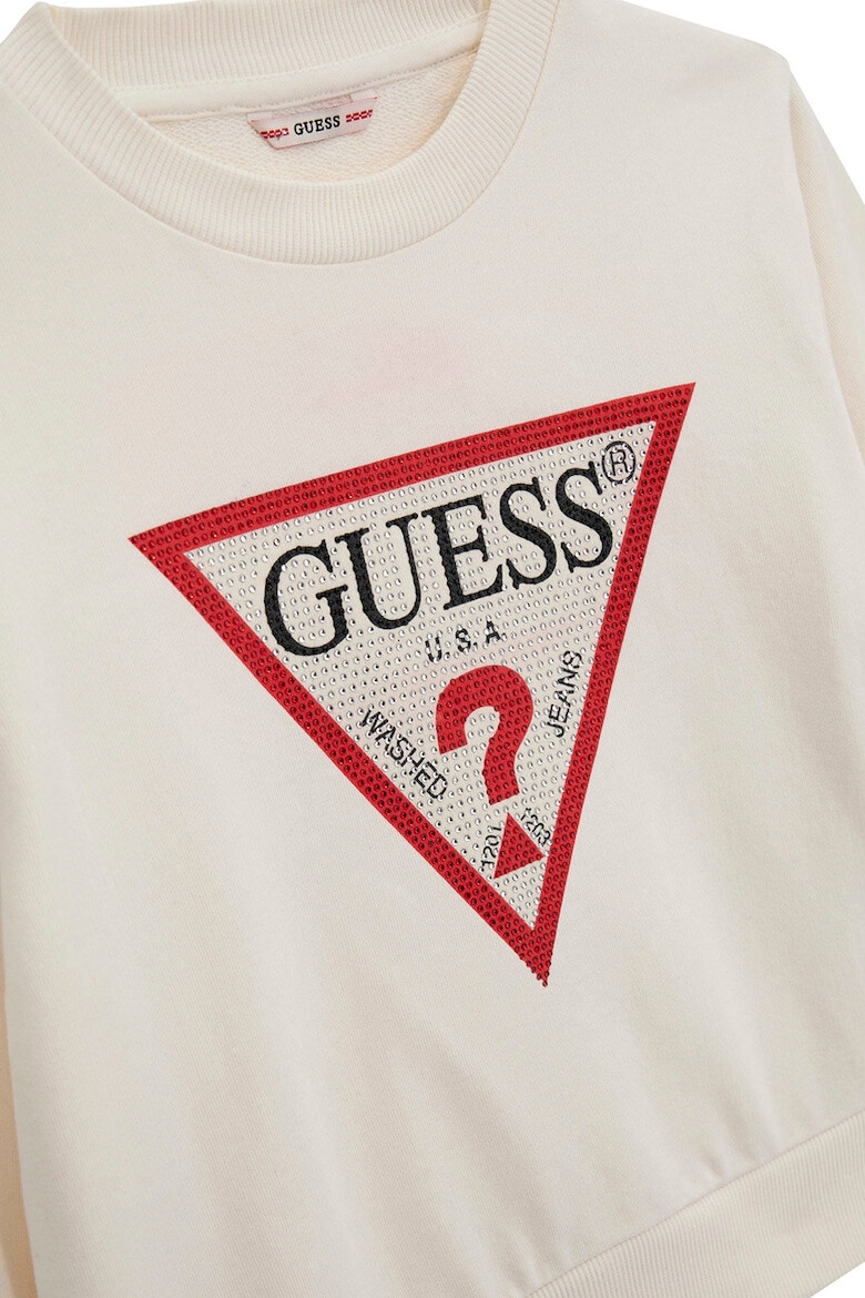 GUESS KIDS GUESS Bluza de trening din bumbac cu model logo - Pled.ro