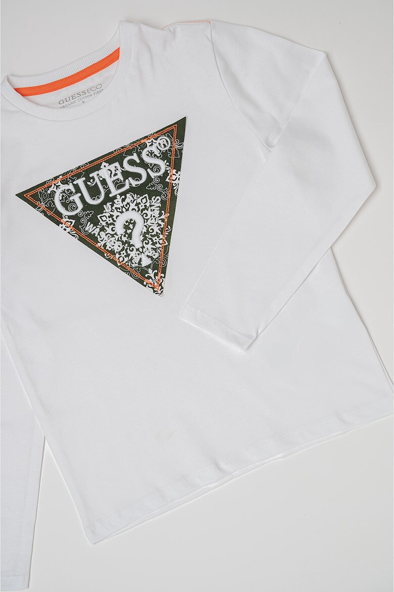 GUESS KIDS Bluza din bumbac cu imprimeu logo - Pled.ro