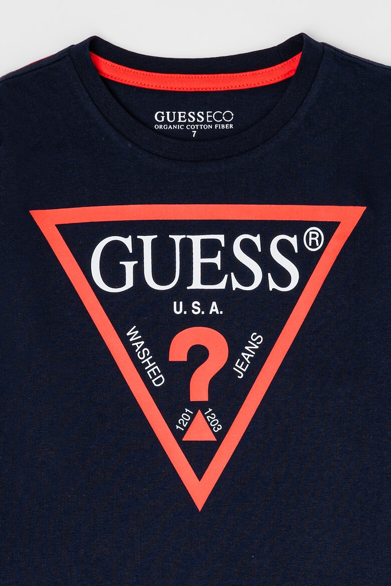 GUESS KIDS Guess Bluza din bumbac organic cu imprimeu logo - Pled.ro