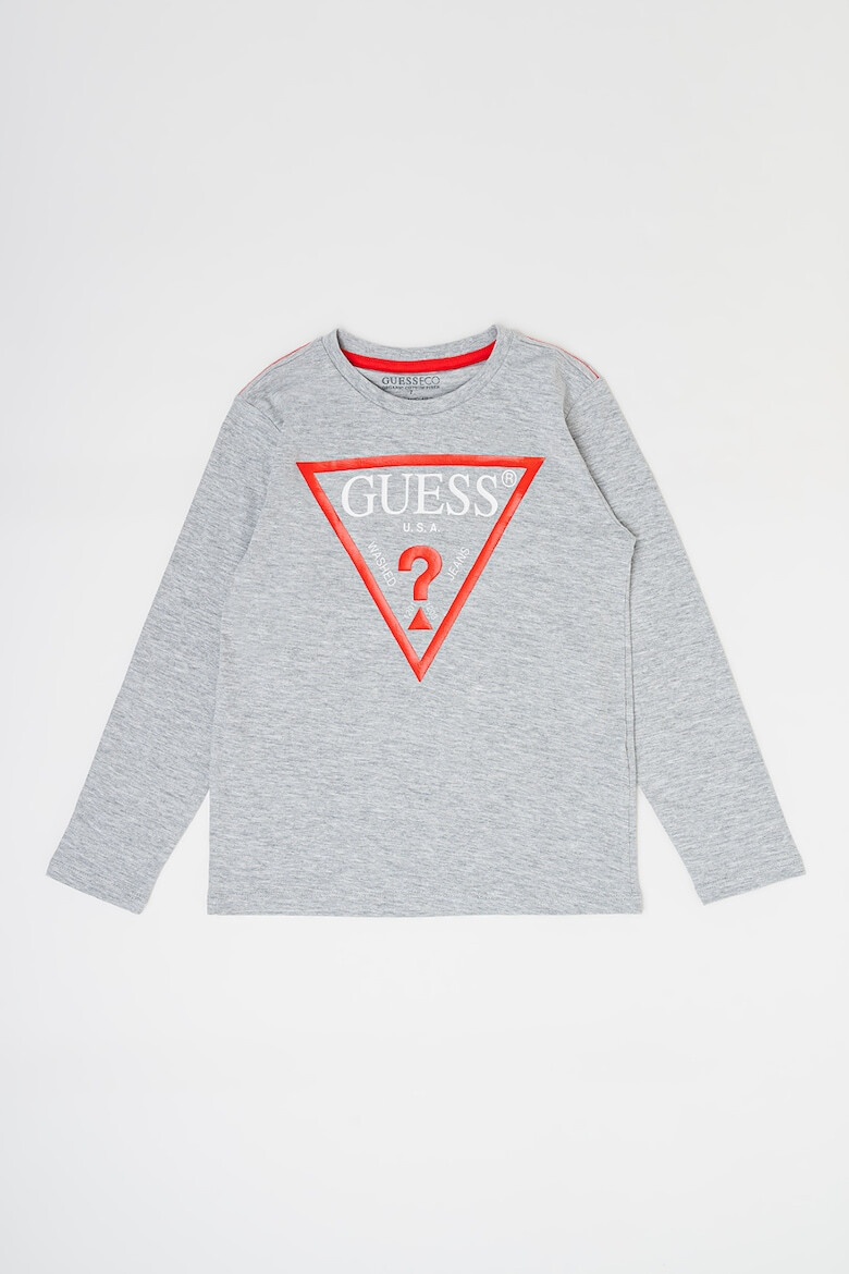 GUESS KIDS Bluza din bumbac organic cu imprimeu logo - Pled.ro