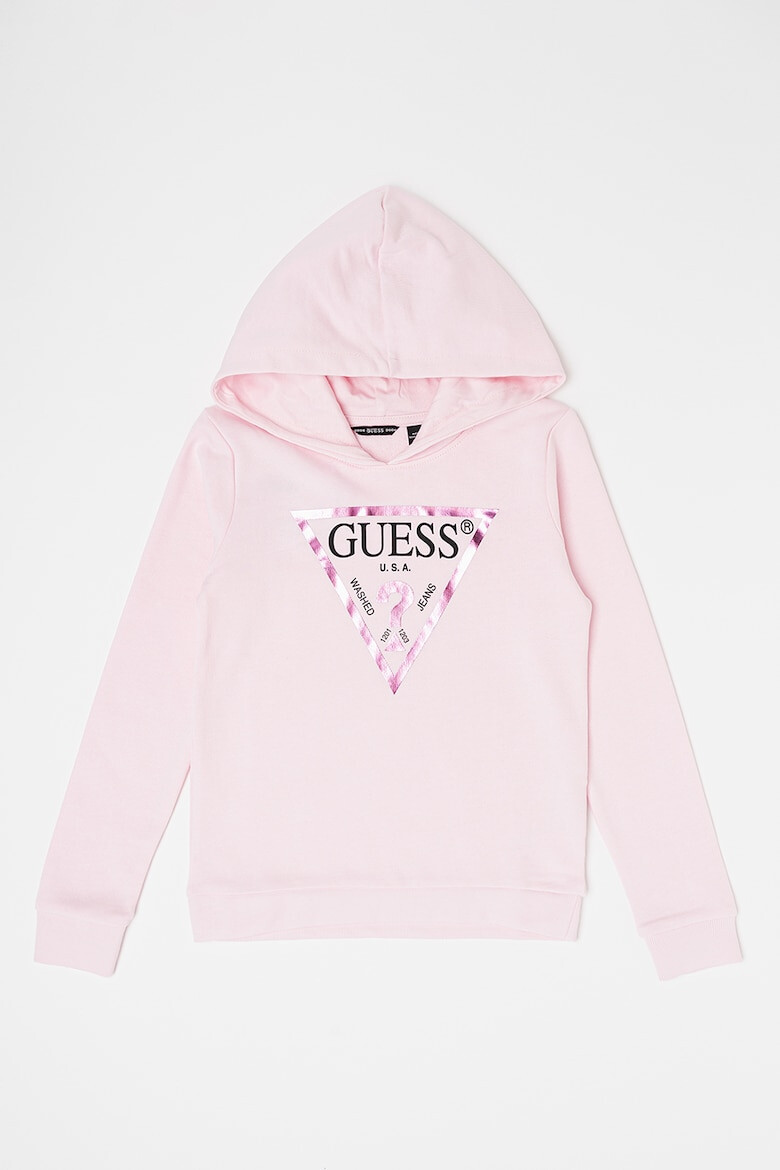 GUESS KIDS GUESS Hanorac de bumbac cu imprimeu logo - Pled.ro