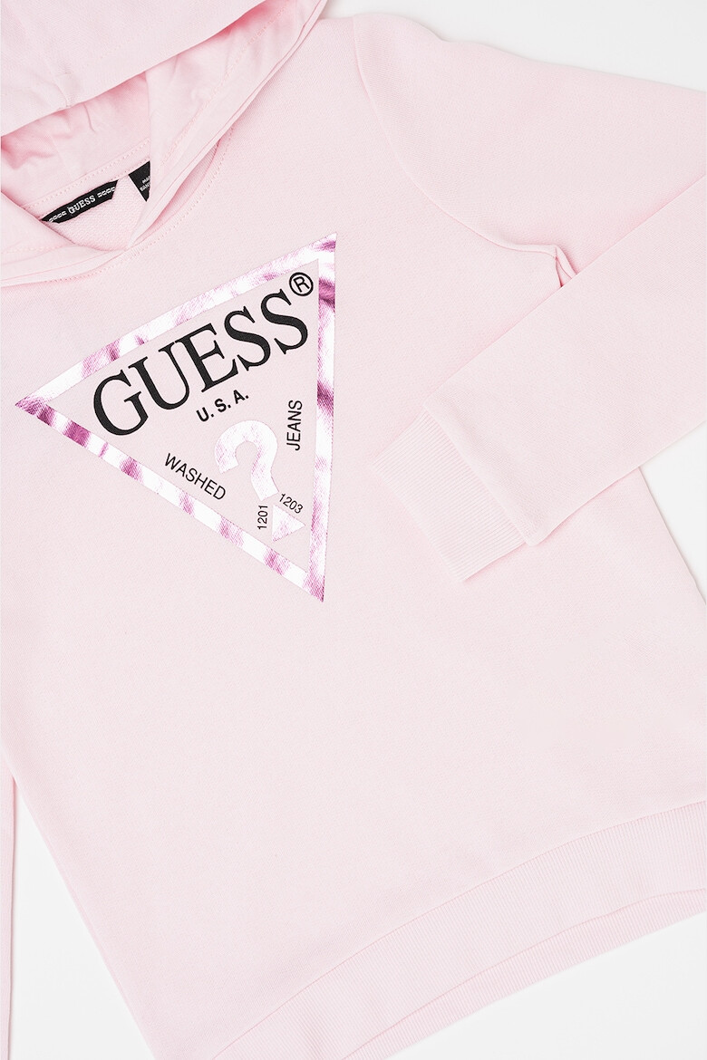 GUESS KIDS GUESS Hanorac de bumbac cu imprimeu logo - Pled.ro