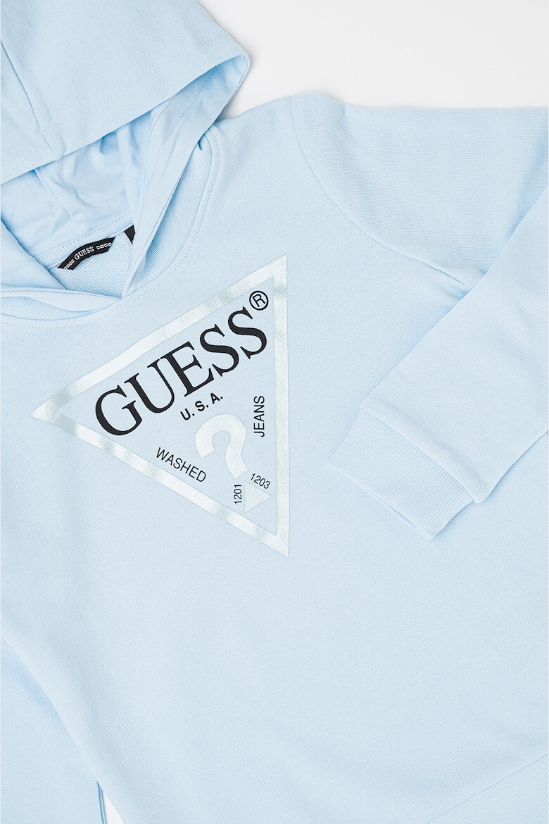 GUESS KIDS GUESS Hanorac de bumbac cu imprimeu logo - Pled.ro