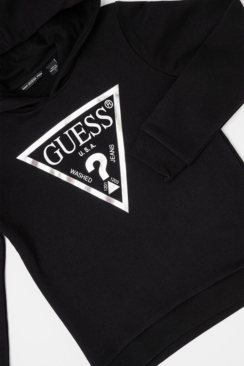 GUESS KIDS GUESS Hanorac de bumbac cu imprimeu logo - Pled.ro