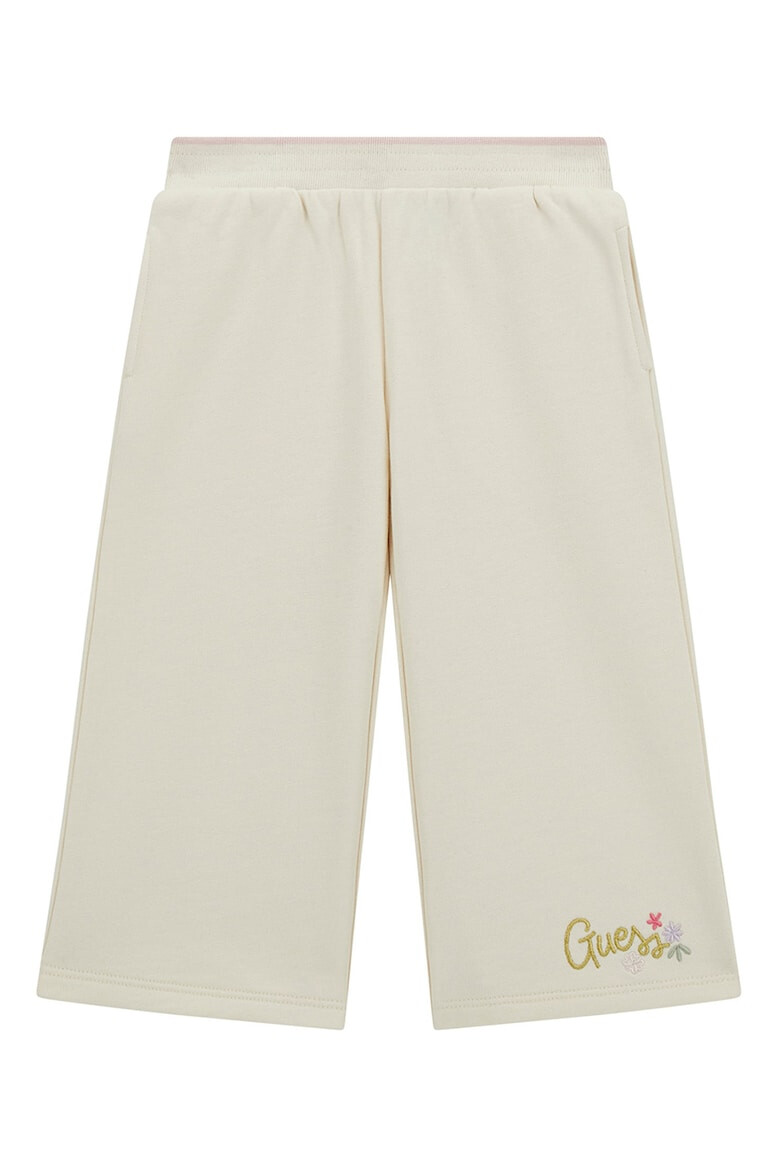 GUESS KIDS GUESS Pantaloni de bumbac cu talie elastica - Pled.ro