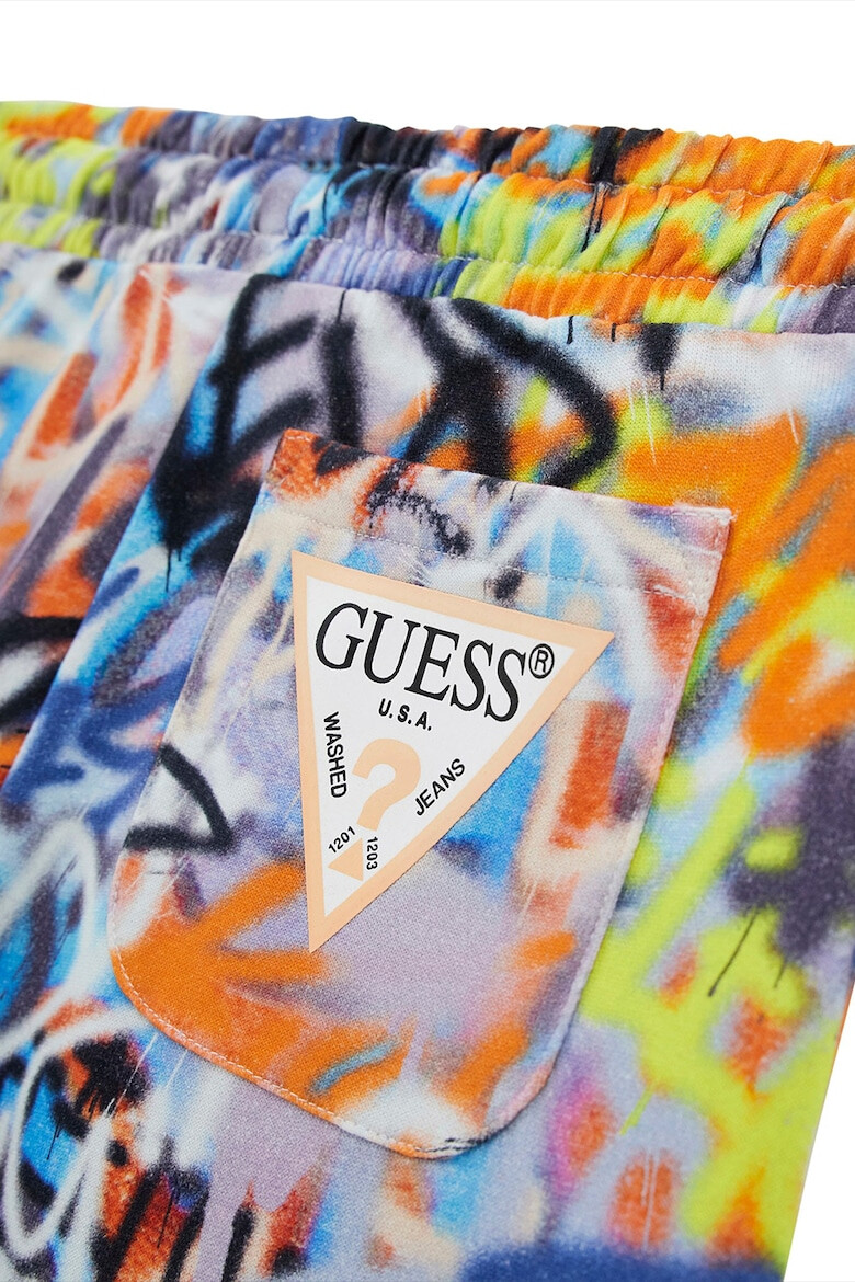 GUESS KIDS Pantaloni scurti de bumbac cu banda cu snur in talie - Pled.ro