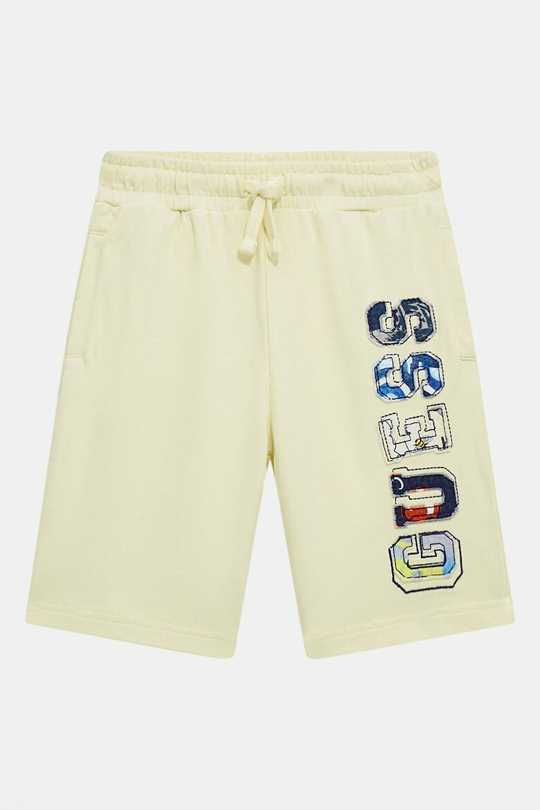 GUESS KIDS Guess Pantaloni scurti de bumbac cu logo brodat - Pled.ro