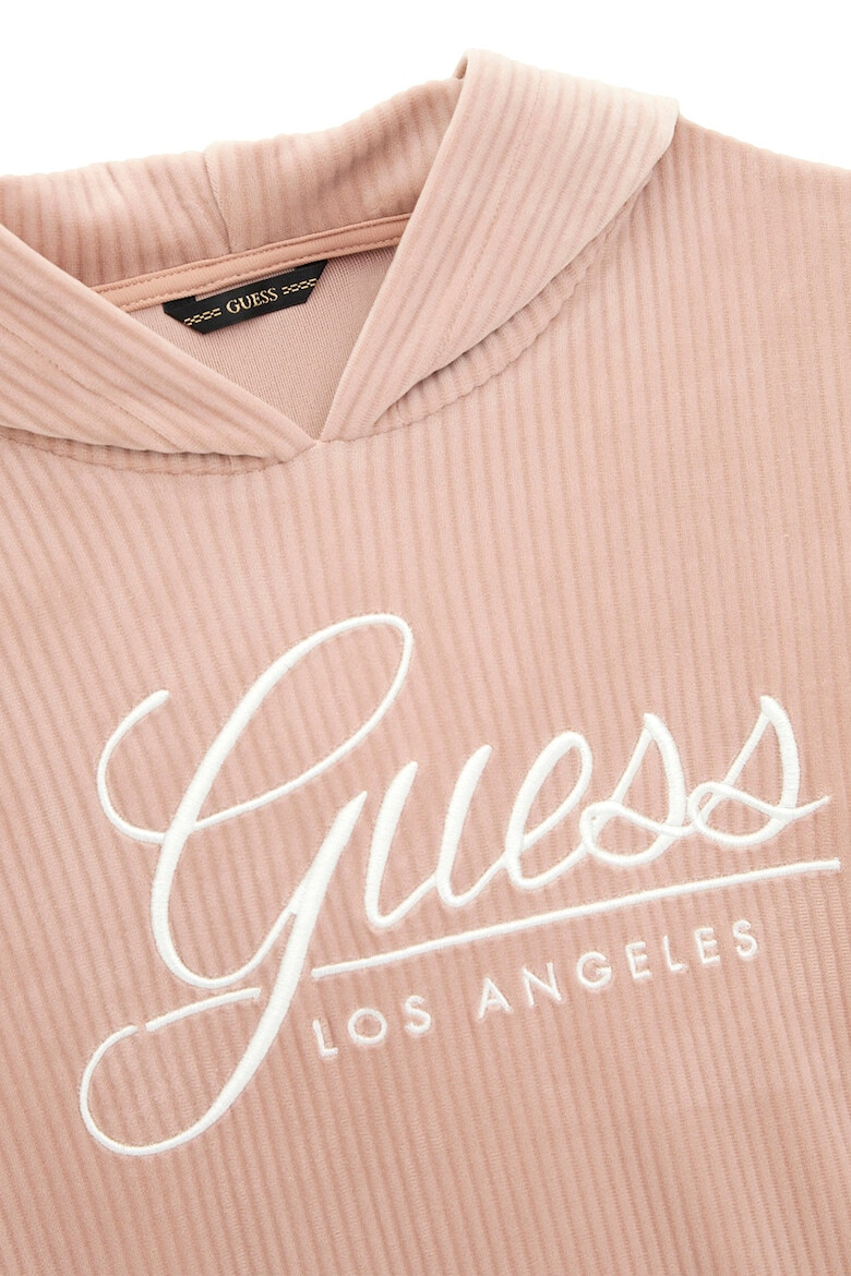 GUESS KIDS GUESS Rochie cu gluga si logo - Pled.ro