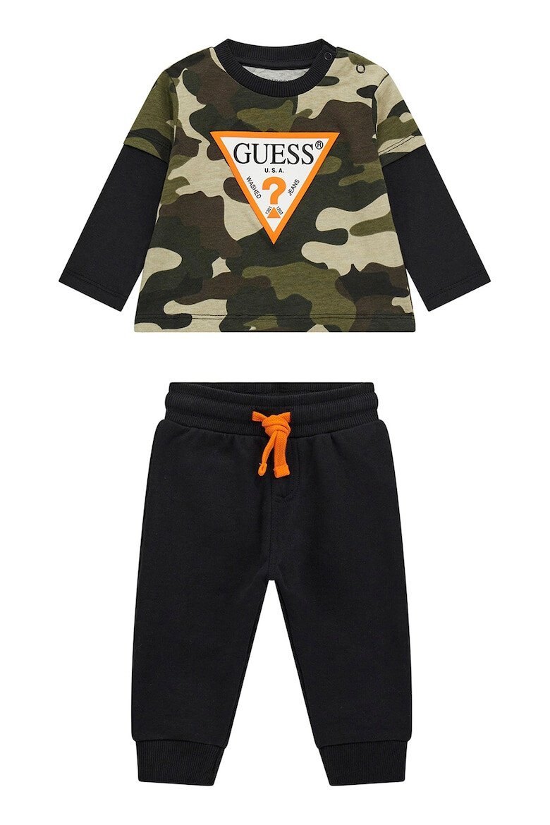 GUESS KIDS GUESS Set de bluza cu model si pantaloni de trening - Pled.ro