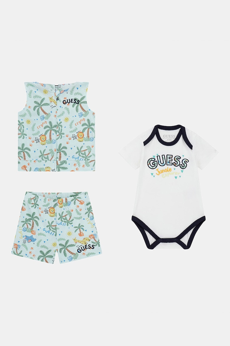 GUESS KIDS GUESS Set de imbracaminte cu imprimeu tropical-3 piese - Pled.ro