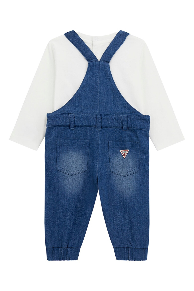 GUESS KIDS GUESS Set de salopeta si bluza cu ursulet - Pled.ro