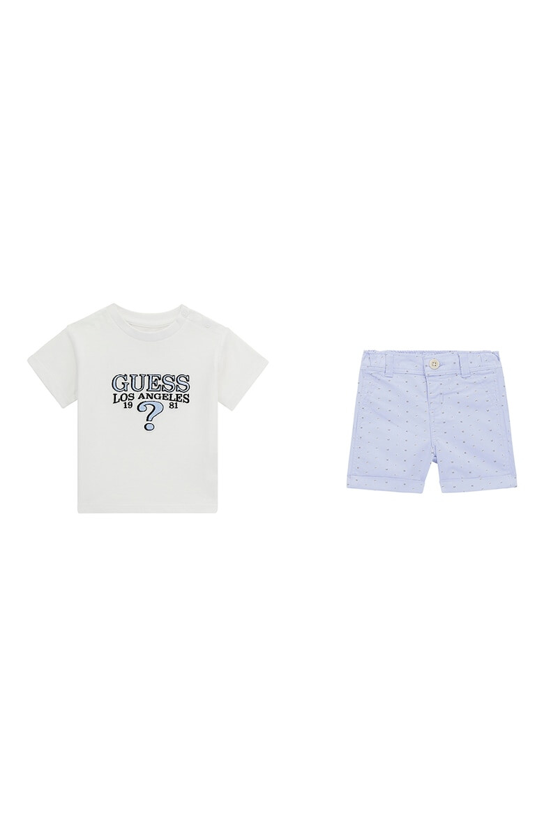 GUESS KIDS Set de tricou cu imprimeu logo si pantaloni scurti - 2 piese - Pled.ro