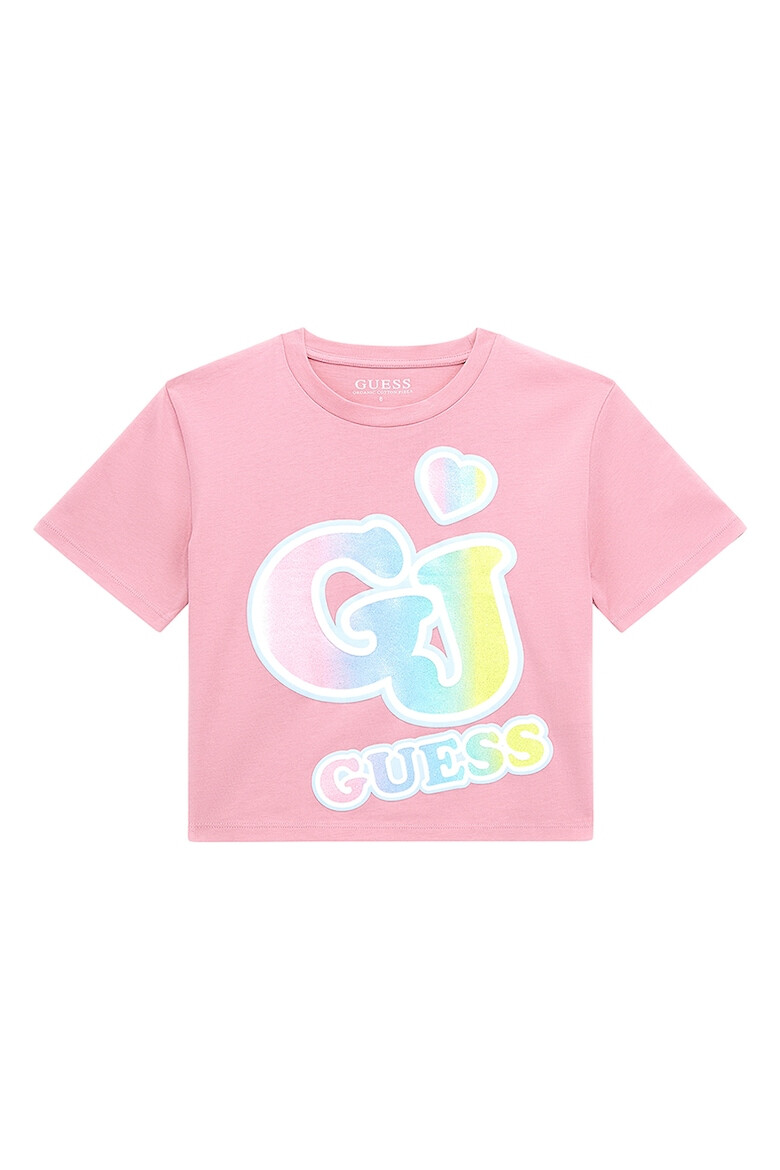 GUESS KIDS GUESS Tricou crop de bumbac - Pled.ro