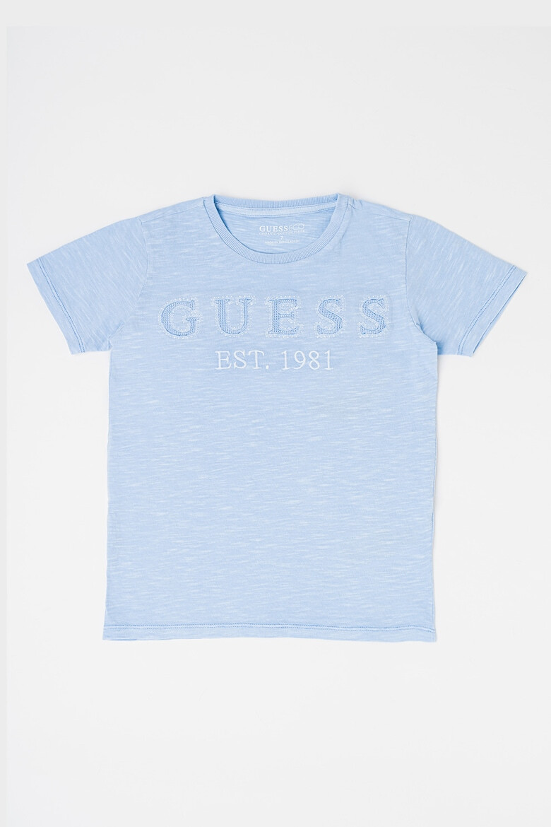 GUESS KIDS GUESS Tricou cu decolteu la baza gatului si logo - Pled.ro