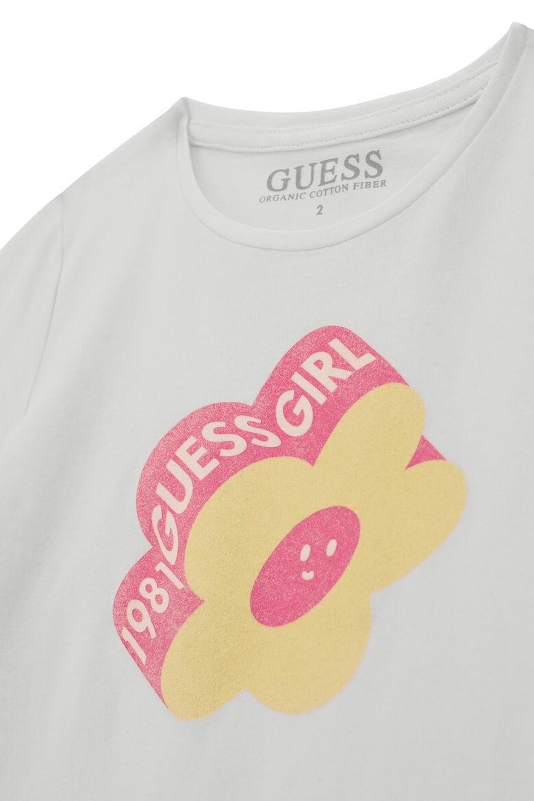 GUESS KIDS GUESS Tricou din amestec de bumbac cu imprimeu floral - Pled.ro