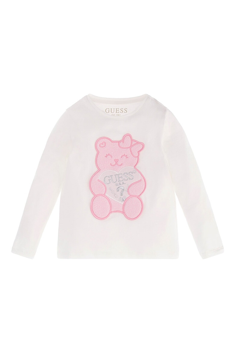 GUESS KIDS JEANS Bluza din amestec de bumbac cu logo - Pled.ro