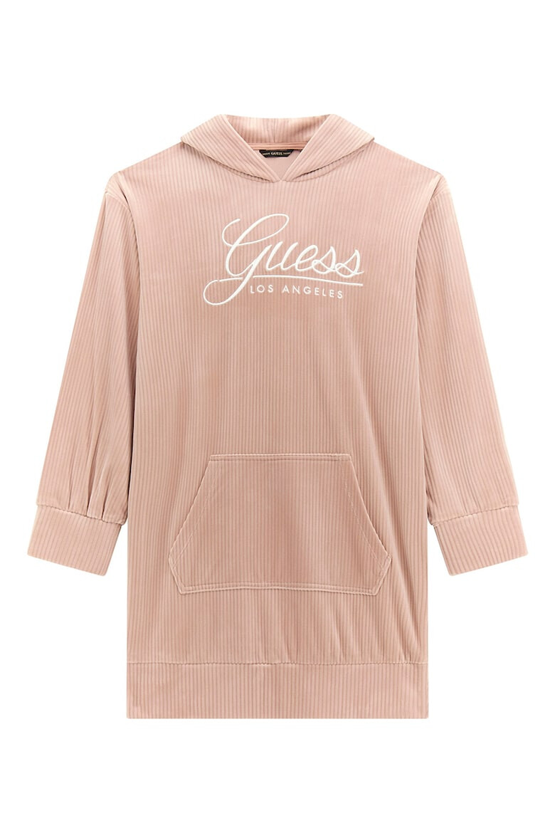 GUESS KIDS Rochie cu gluga si logo - Pled.ro