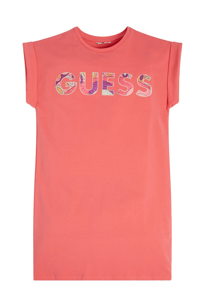 GUESS KIDS Rochie din amestec de bumbac cu logo - Pled.ro