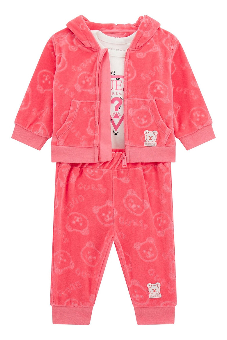 GUESS KIDS Set de body si trening cu gluga - 3 piese - Pled.ro