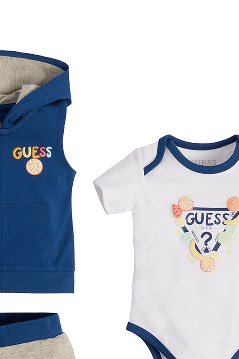 GUESS KIDS Set de hanorac body si pantaloni scurti - 3 piese - Pled.ro