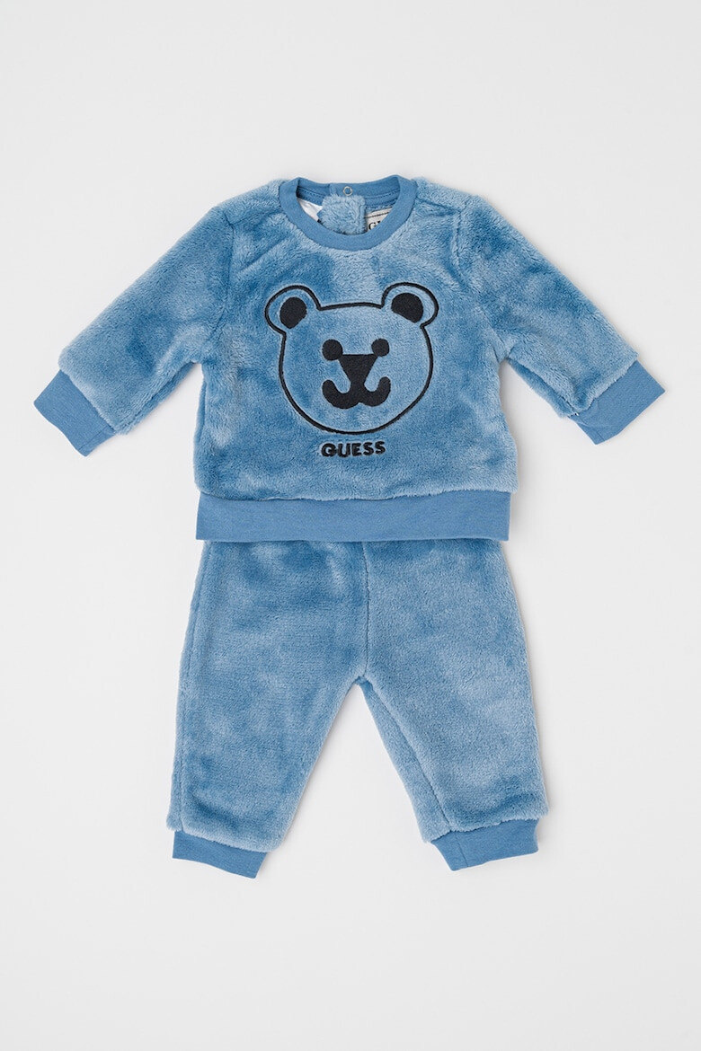 GUESS KIDS Set de pantaloni de trening si bluza de trening cu aspect pufos - Pled.ro