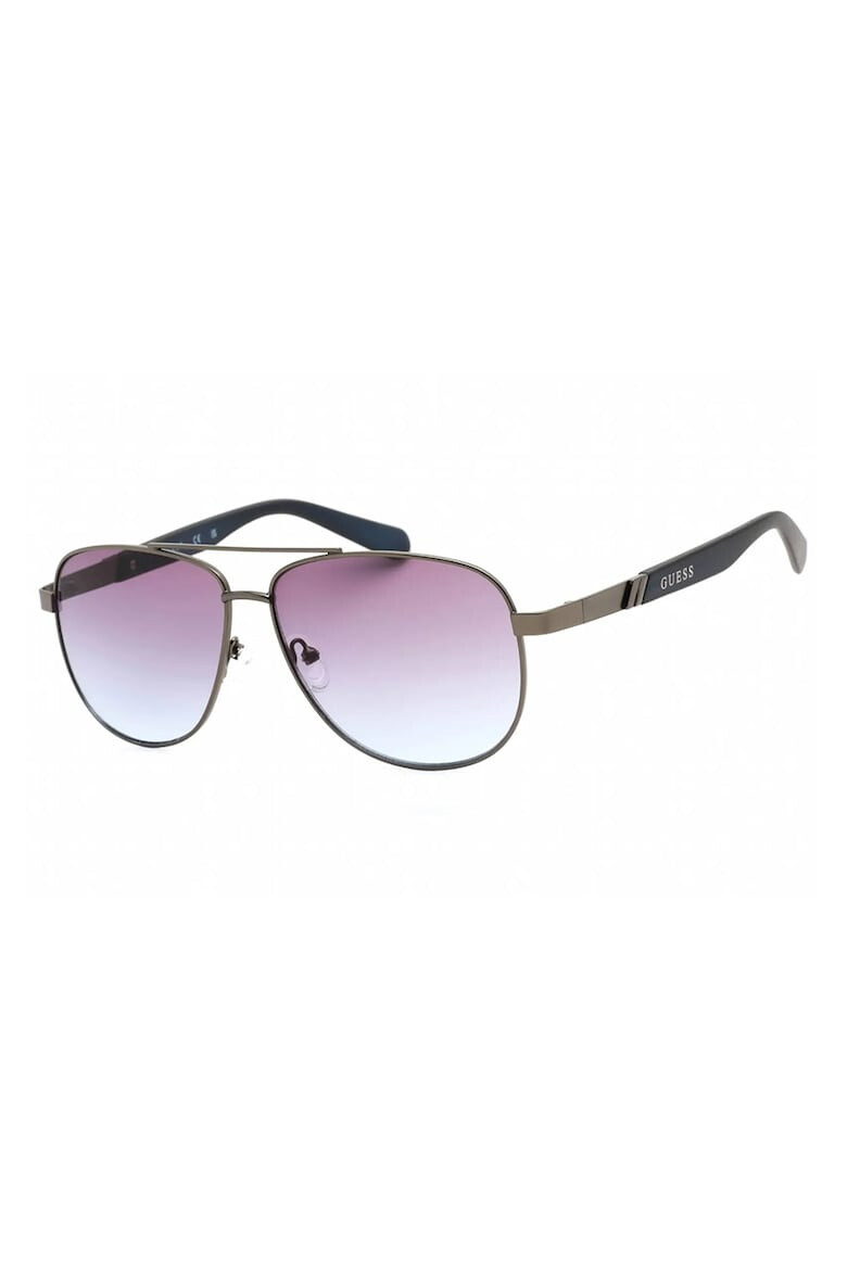 GUESS Ochelari de soare aviator cu lentile in degrade - Pled.ro