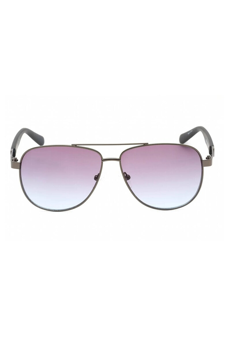 GUESS Ochelari de soare aviator cu lentile in degrade - Pled.ro