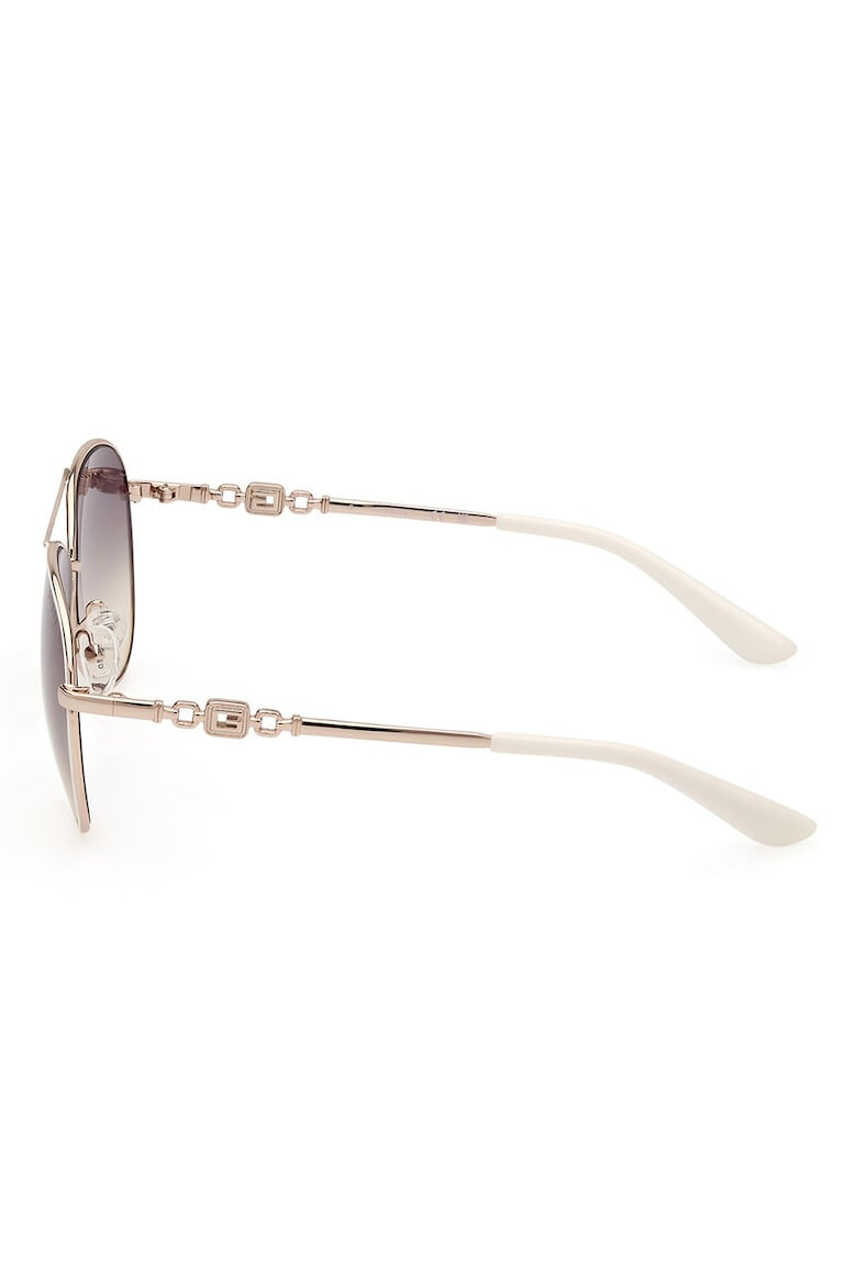 GUESS Ochelari de soare aviator cu lentile in degrade - Pled.ro