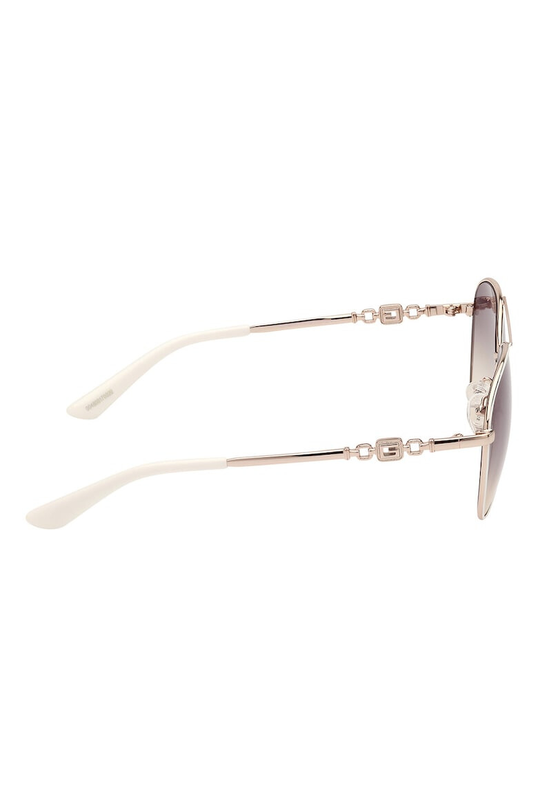 GUESS Ochelari de soare aviator cu lentile in degrade - Pled.ro