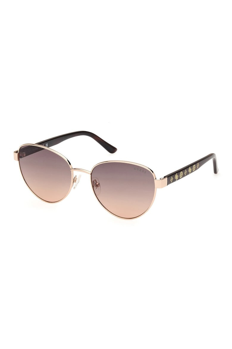 GUESS Ochelari de soare aviator cu lentile in degrade - Pled.ro