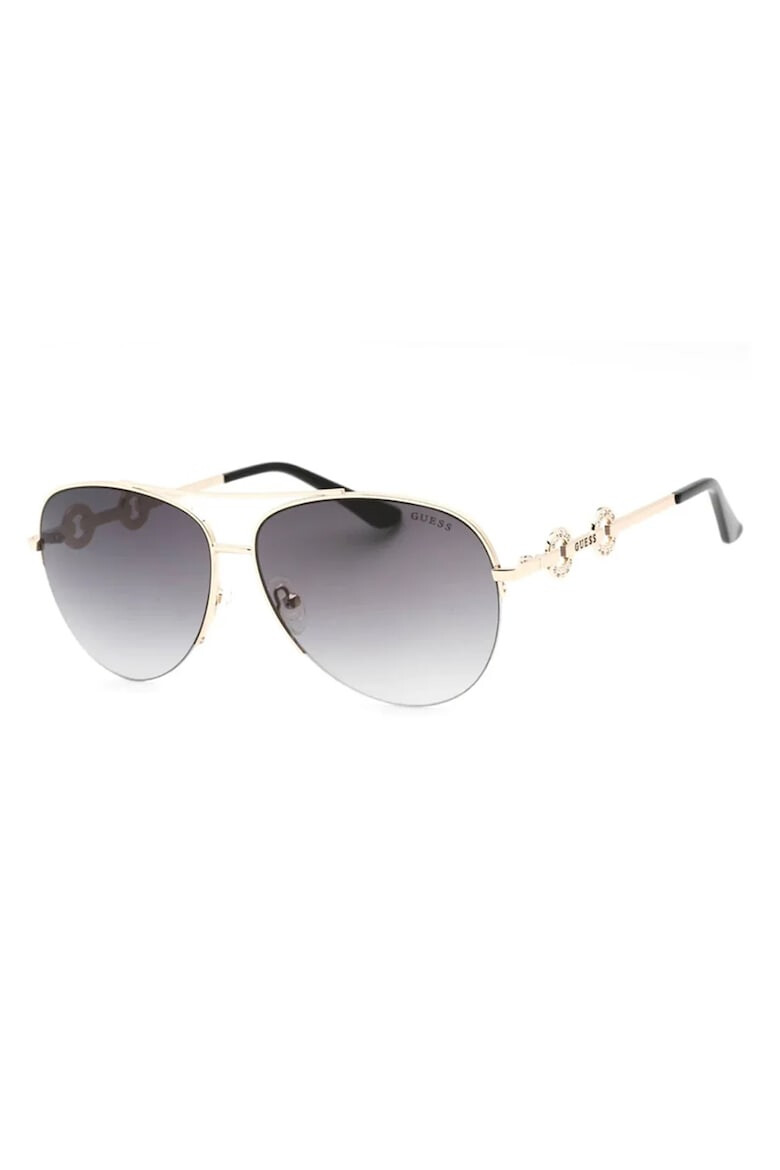 GUESS Ochelari de soare aviator cu lentile in degrade - Pled.ro