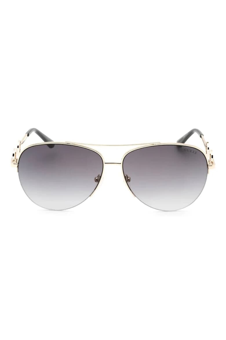 GUESS Ochelari de soare aviator cu lentile in degrade - Pled.ro