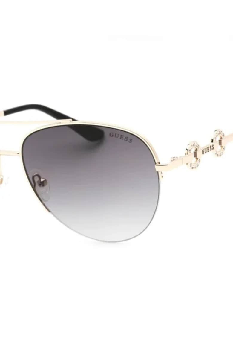 GUESS Ochelari de soare aviator cu lentile in degrade - Pled.ro