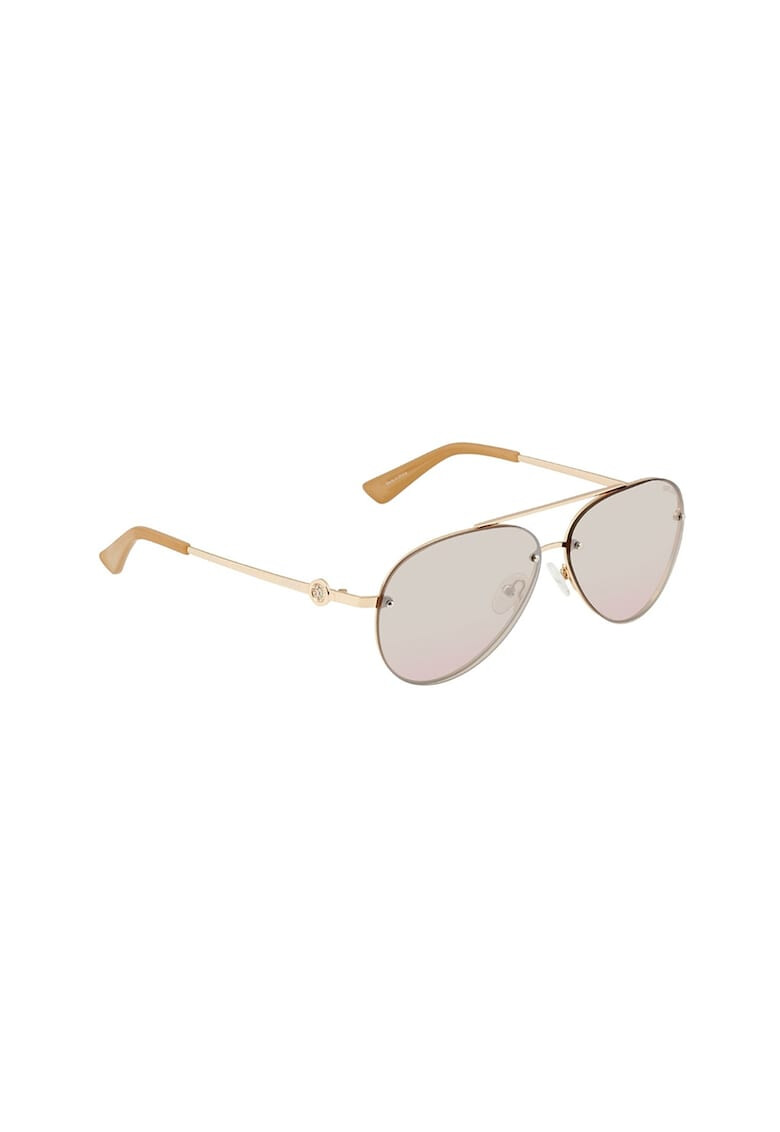 Guess Ochelari de soare aviator cu rama metalica - Pled.ro