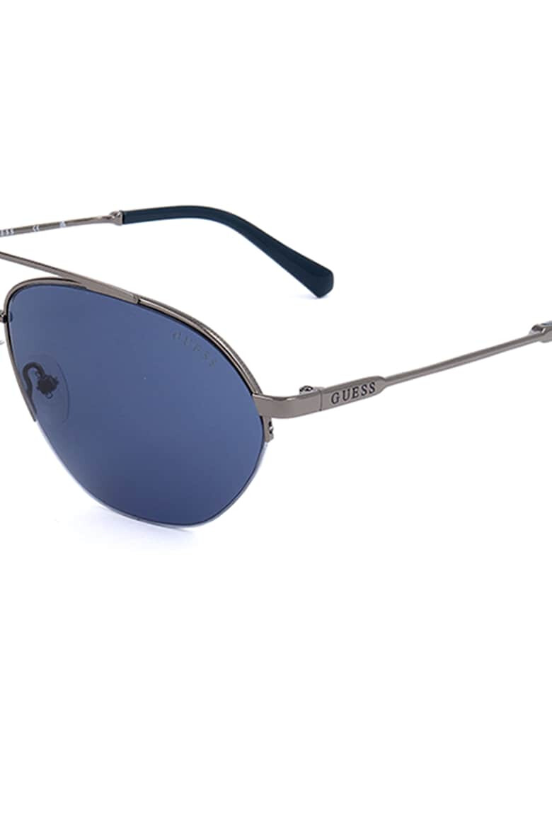 GUESS Ochelari de soare aviator cu rama metalica - Pled.ro