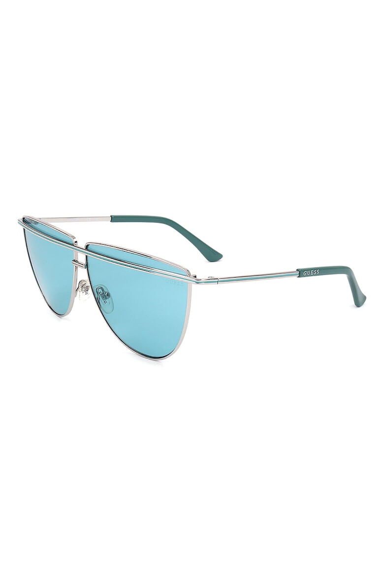 GUESS Ochelari de soare aviator cu rama metalica - Pled.ro