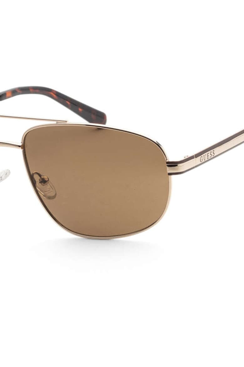 GUESS Ochelari de soare aviator cu rama metalica - Pled.ro