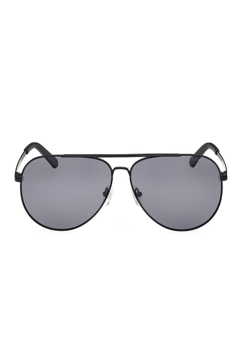 GUESS Ochelari de soare aviator cu rama metalica si lentile polarizate - Pled.ro