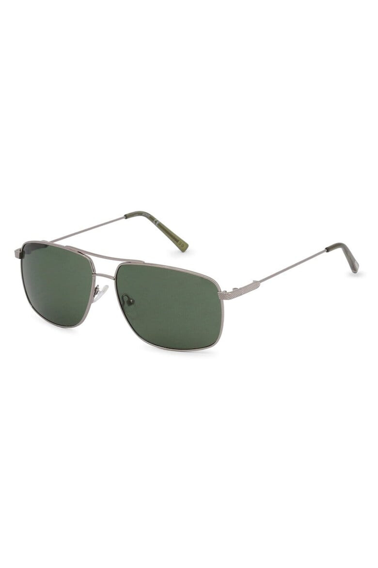 GUESS Ochelari de soare aviator unisex cu lentile dreptunghiulare - Pled.ro