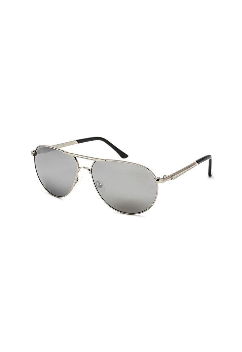 Guess Ochelari de soare aviator unisex cu rama metalica - Pled.ro