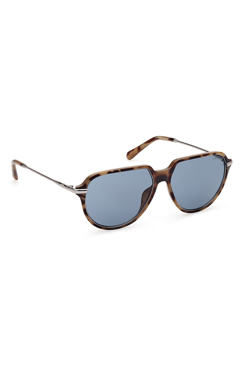 GUESS Ochelari de soare barbati aviator cu lentile uni - Pled.ro