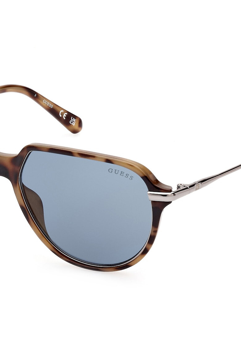 GUESS Ochelari de soare barbati aviator cu lentile uni - Pled.ro