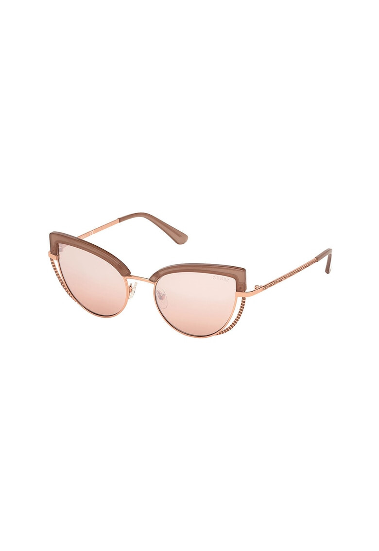 Guess Ochelari de soare cat-eye cu rama metalica - Pled.ro