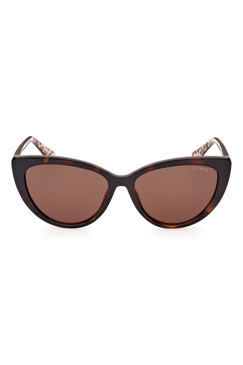 GUESS Ochelari de soare cat-eye unisex cu brate contrastante - Pled.ro