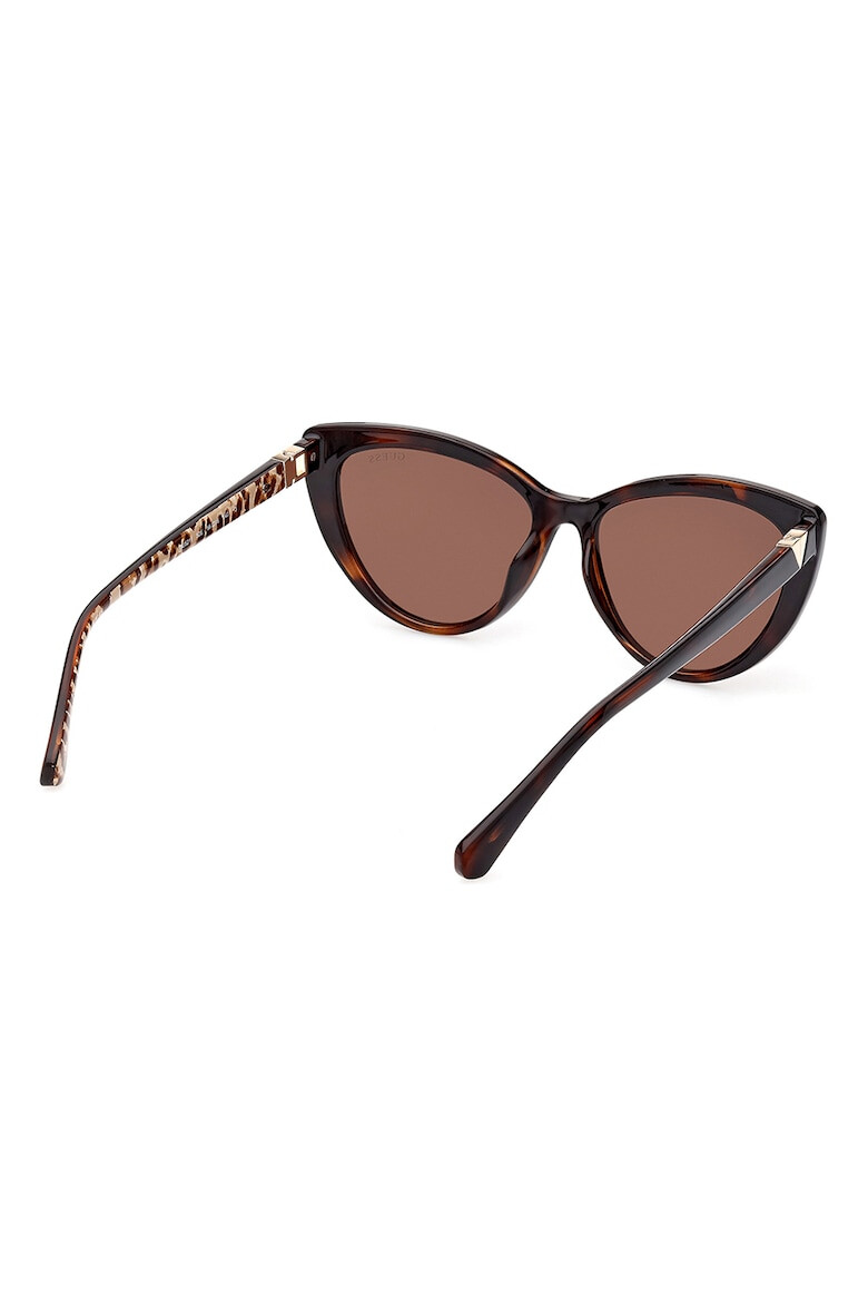 GUESS Ochelari de soare cat-eye unisex cu brate contrastante - Pled.ro