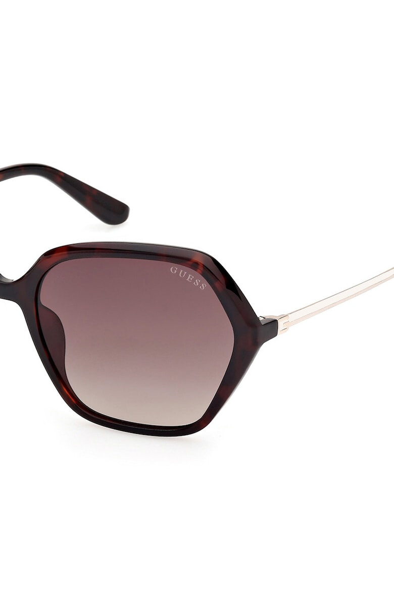 GUESS Ochelari de soare hexagonali cu lentile in degrade - Pled.ro