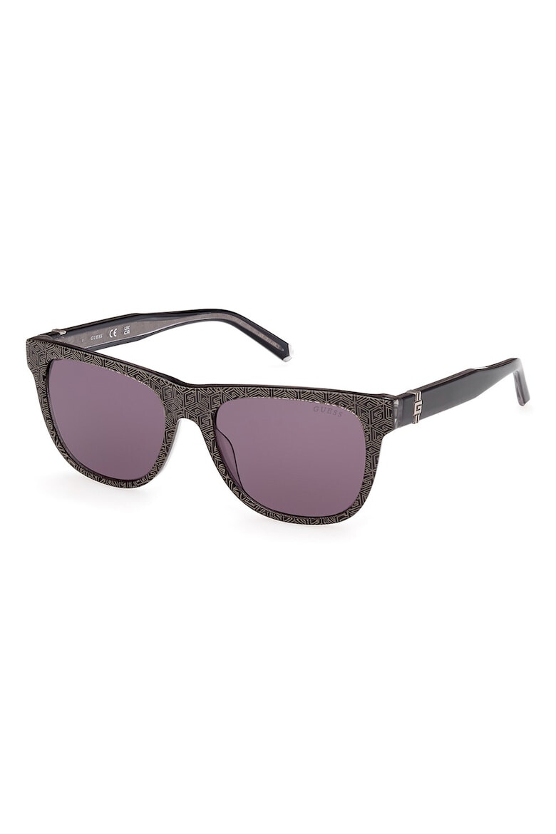 GUESS Ochelari de soare patrati cu lentile polarizate Negru Gri - Pled.ro