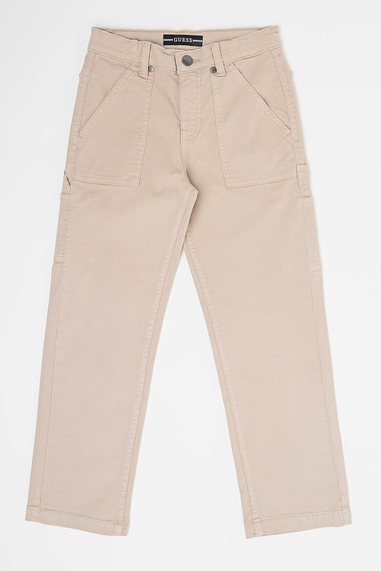 GUESS Pantaloni cargo cu talie medie - Pled.ro