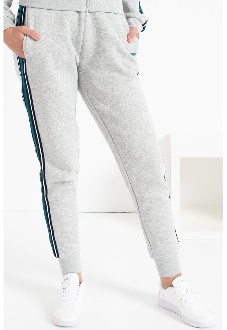 Guess Pantaloni conici cu vipusca contrastanta pentru fitness Abigail - Pled.ro