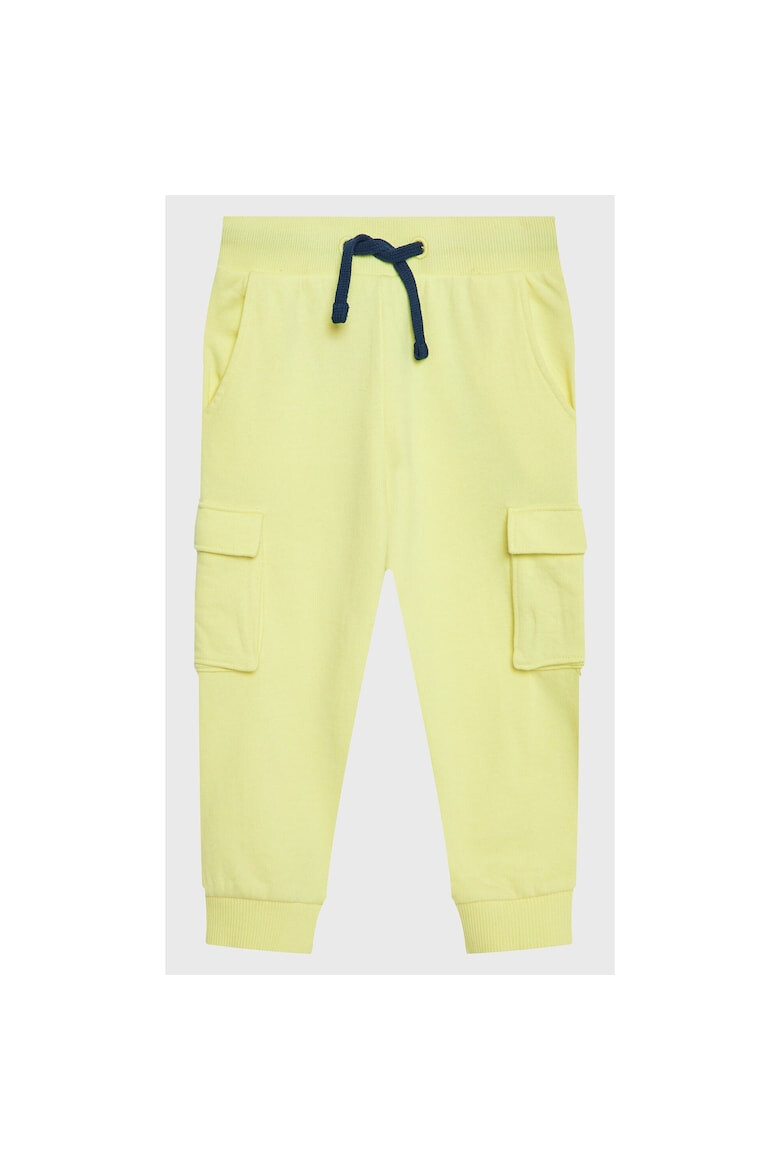 GUESS Pantaloni de trening copii Bumbac organic Galben - Pled.ro